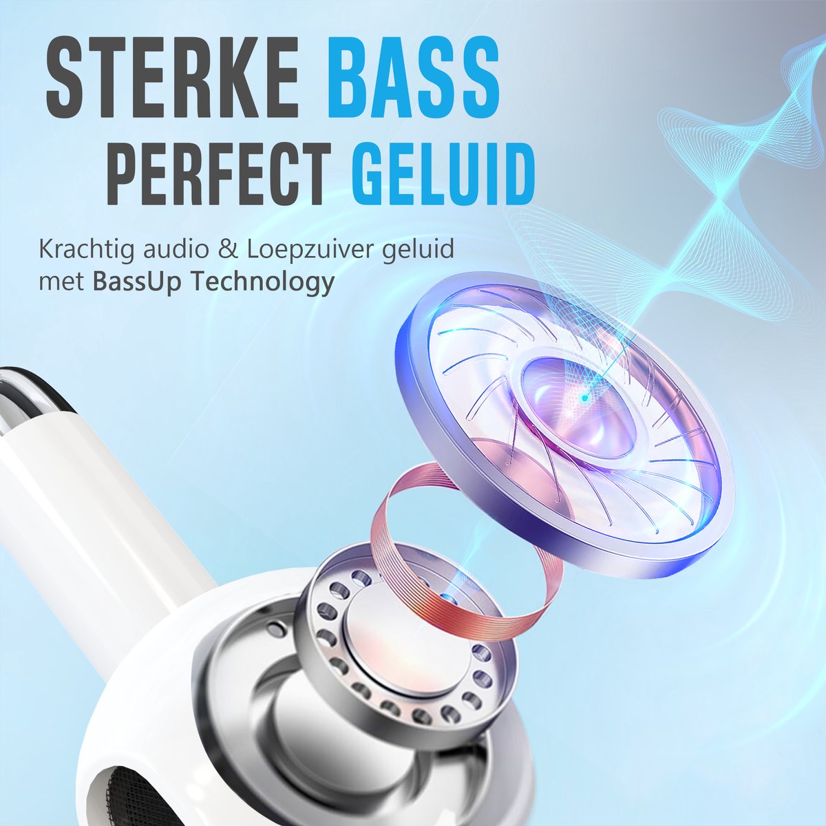 Synyq ProX Draadloze Oordopjes - 30 Uur Batterij - IPX5 Waterbestendig - Bluetooth 5.3