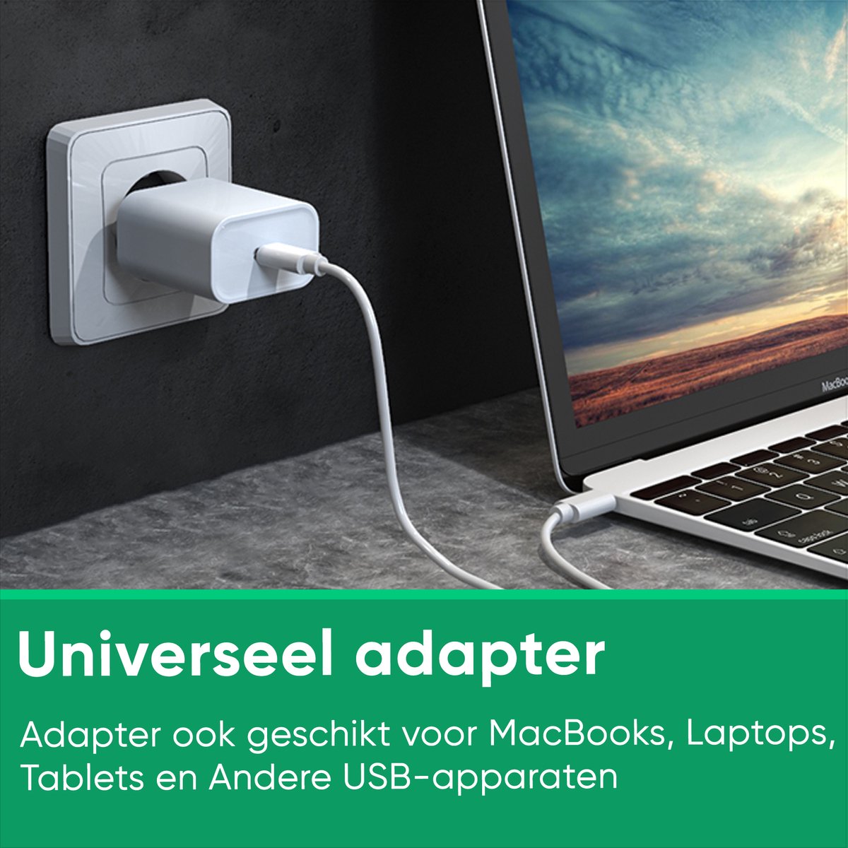 Synyq 30W Snellader - Lader geschikt voor Iphone - Geschikt voor iPhone 14/13/12/11/X