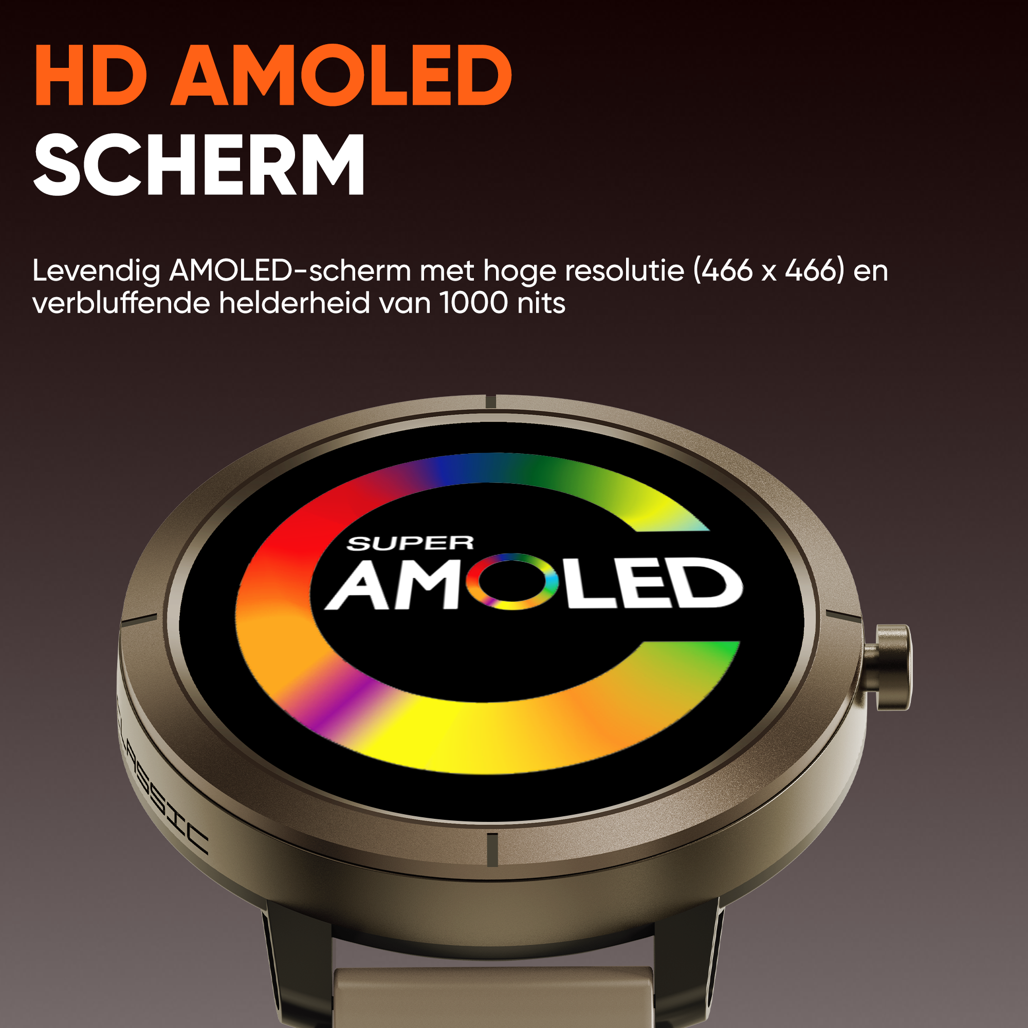 Synyq Evo Pro GPS Smartwatch - Voor Dames & Heren - 4 Bandjes - 1.32" AMOLED