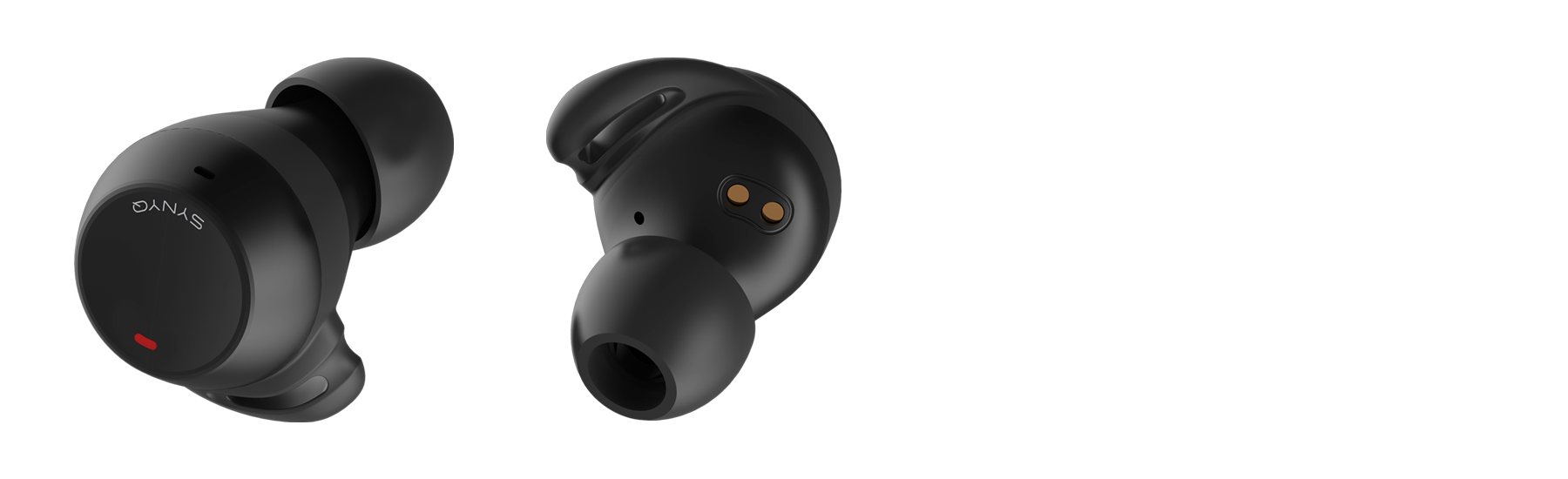 Synyq draadloze oordopjes met ruisonderdrukking en lange batterijduur - waterbestendig voor sport